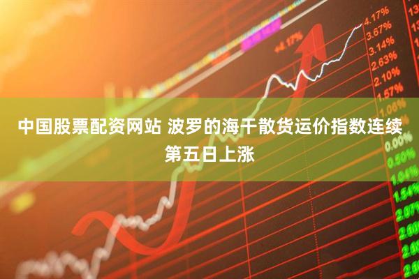中国股票配资网站 波罗的海干散货运价指数连续第五日上涨